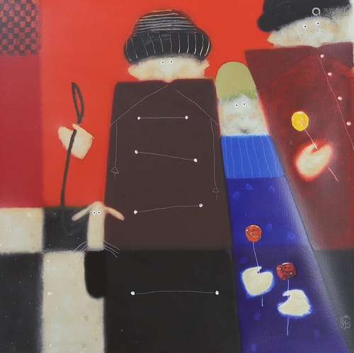 Govinder Nazran (1964-2008), artist proof print, Three lolli...