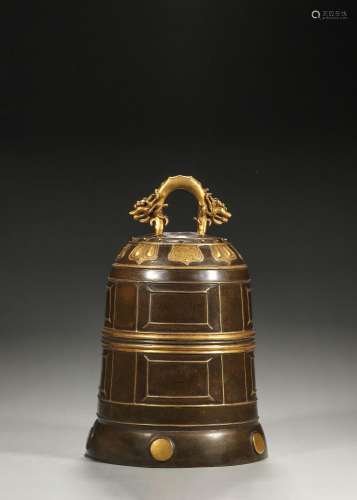 A gilding copper bell