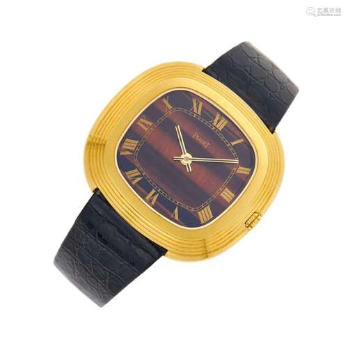 Piaget Gold and Tiger's Eye Wristwatch