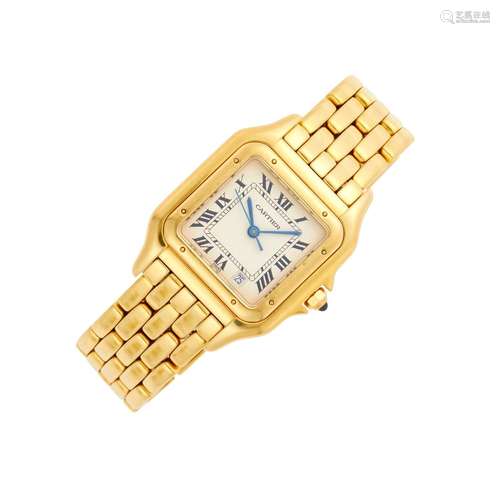 Cartier Gold 'Panthère' Wristwatch