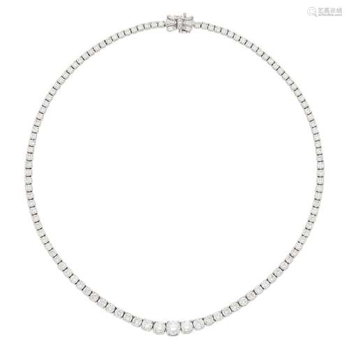 Platinum and Diamond Necklace