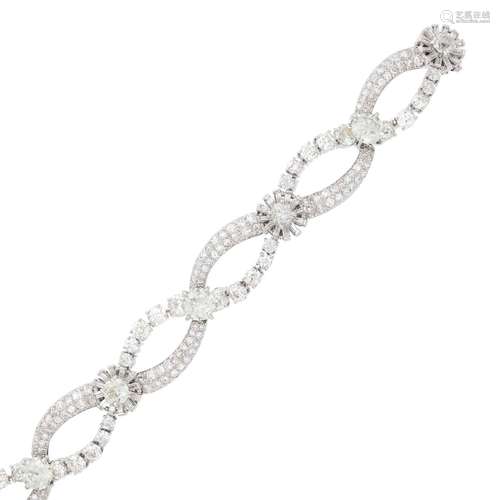 Platinum and Diamond Bracelet