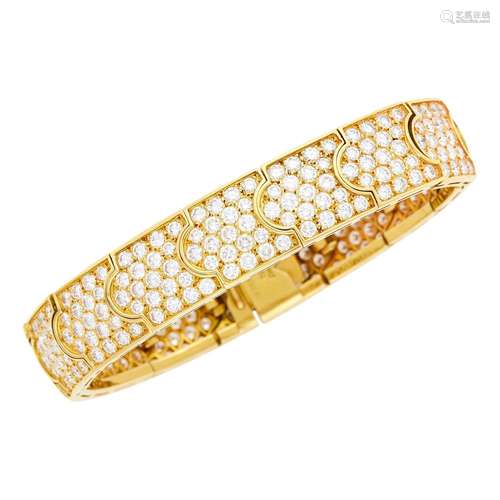 Gold and Diamond Bracelet