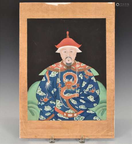 CHINESE PORTRAIT OF EMPEROR