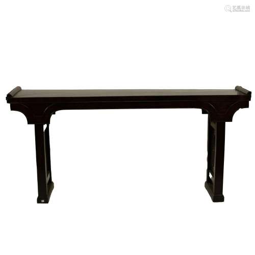 CHINESE ROSEWOOD LONG ALTAR TABLE