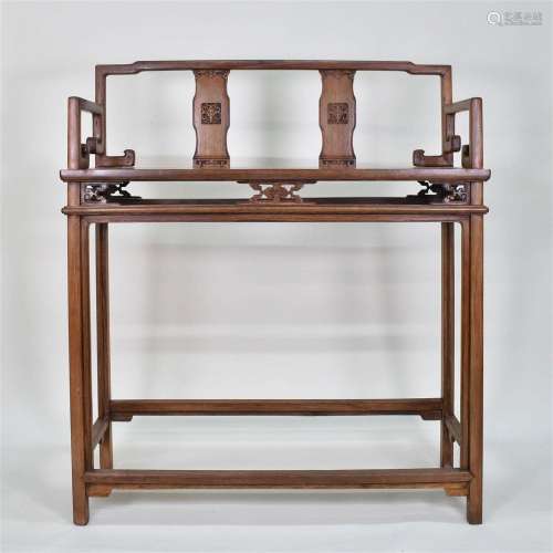 CHINESE ROSEWOOD HIGH CHAIR