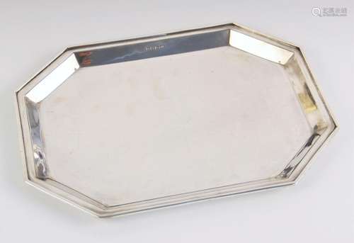 A George V silver tray, T Wilkinson and Sons, Birmingham 192...