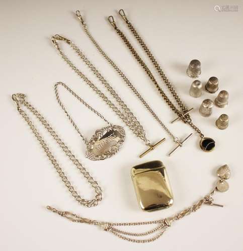 A selection of silver and silver coloured items, to include ...