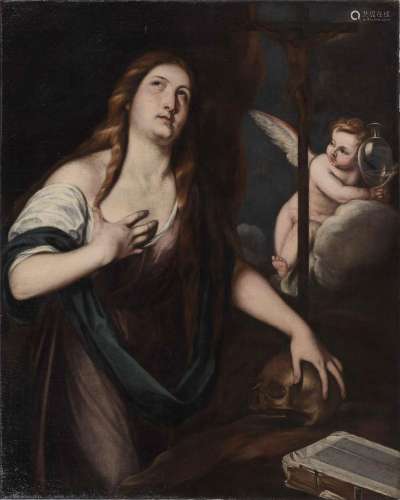 ESCUELA ITALIANA (S. XVII) - María Magdalena penitente