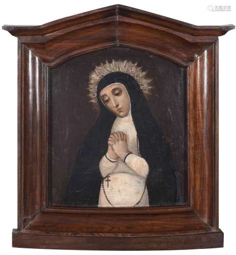 ESCUELA ESPAÑOLA (S. XVIII) - Virgen de la Paloma