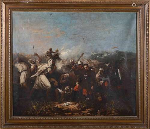 ESCUELA ESPAÑOLA (S. XIX) - La Batalla de Tetuán