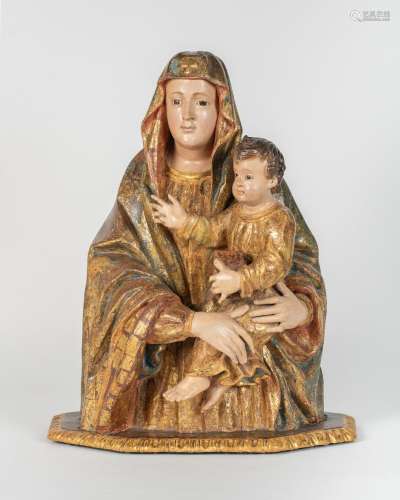 ESCUELA ESPAÑOLA (S. XVI) - Virgen con Niño