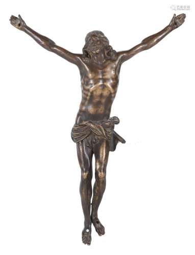 Cristo realizado en bronce siguiendo modelos de Adrián de Vr...