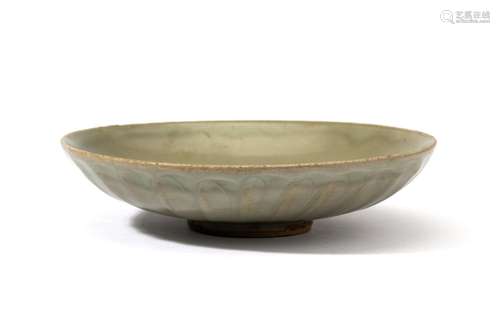 A LONGQUAN CELADON 'LOTUS' DISH, SONG DYNASTY (1127-...