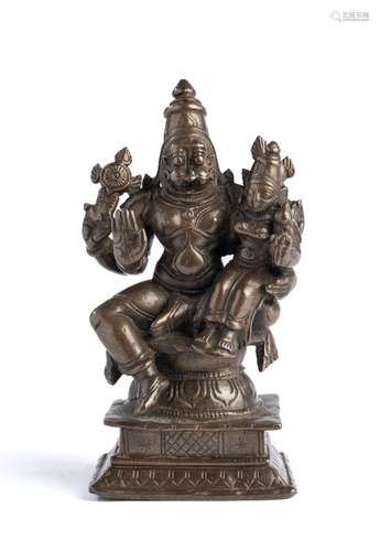 A BRONZE FIGURE OF NARASIMHA, TAMIL NADU, SOUTH INDIA, 18TH/...