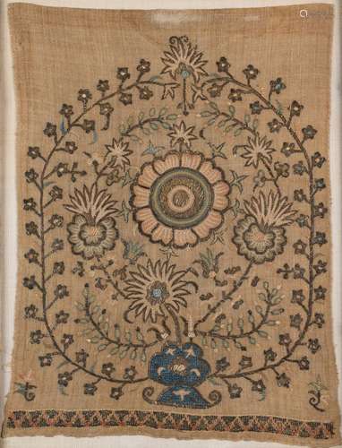 TWO ISLAMIC TEXTILE PANELS, 19TH CENTURY