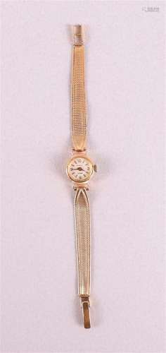 Montre-bracelet Dauphine en or jaune 14 carats 585/1000