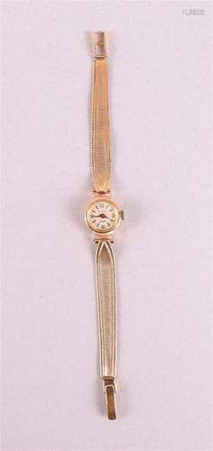 Montre-bracelet Dauphine en or jaune 14 carats 585/1000