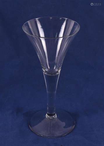 Verre d'appoint conique, Angleterre, XVIIIe siècle, h 2