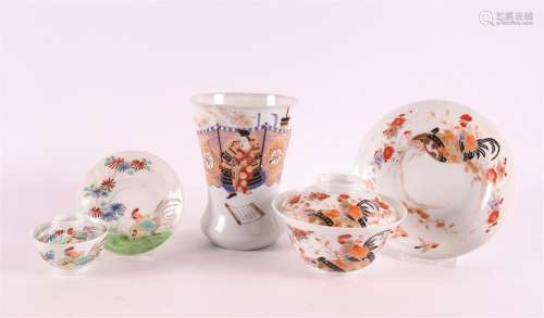 Lot de porcelaines diverses, Japon, Meiji, 19e siècle,