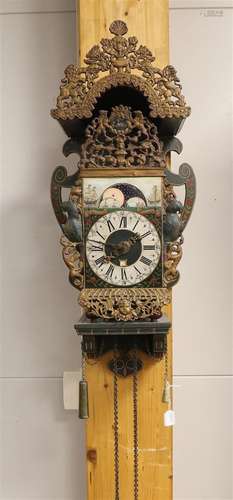 Horloge de chaise avec indication de la lune et de la d