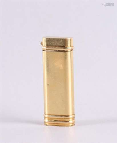 Briquet plaqué or de Cartier, Paris. Marqué "Cartier, P