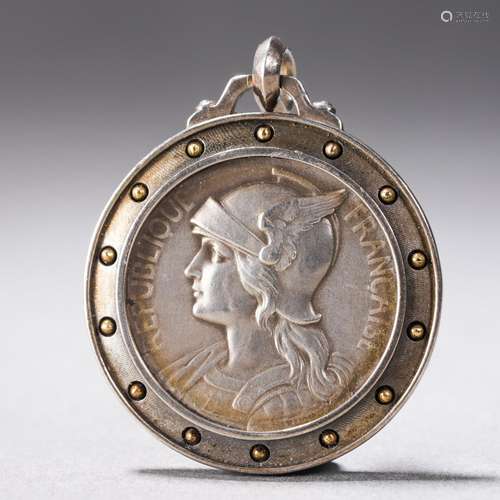 A Silver Coin Pendant of Jupiter