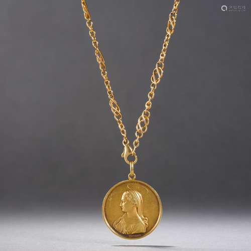 A 18 Karat Gold Pendant