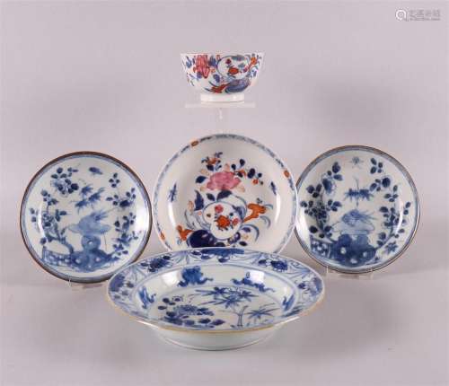 Lot de porcelaine chinoise, Chine 18ème siècle, tot. 5x