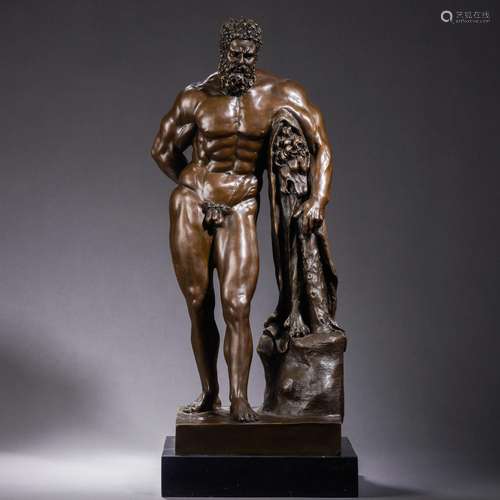 A Bronze Figure Sculpture