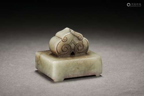 China Hetian Jade Seal, Song