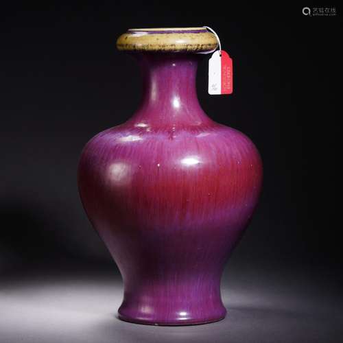 A Flambe Glaze Vase