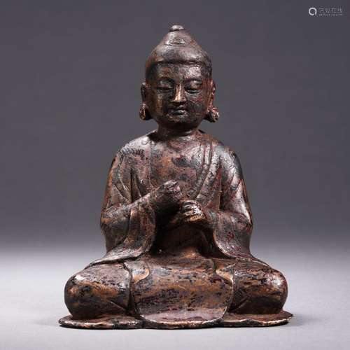 A Bronze Seated Buddha