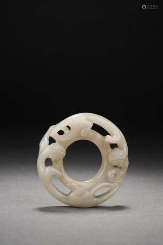 Ancient Chinese jade pendant, Ming