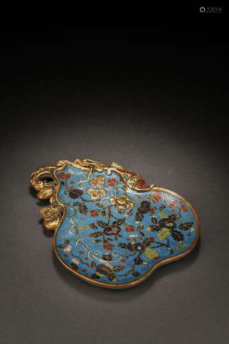 Chinese Bronze Gilded Cloisonne Wash, Ming