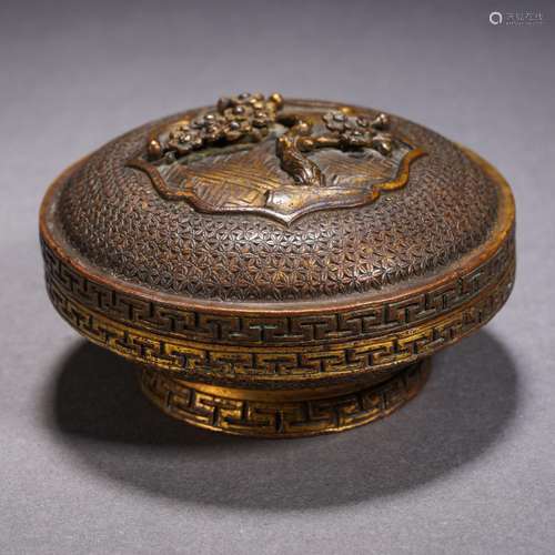 A Bronze Box with Cover