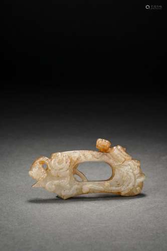 Ancient Chinese jade pendant, Han