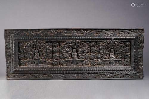 A Silver Buddhist Panel