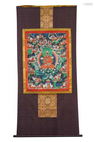 A Thangka Depicting Tsong Khapa