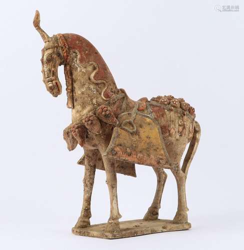 Colored Pottery Horse