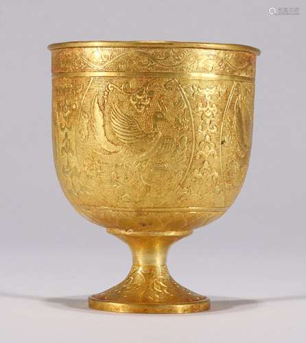 Tang Dynasty Pure Gold Cup