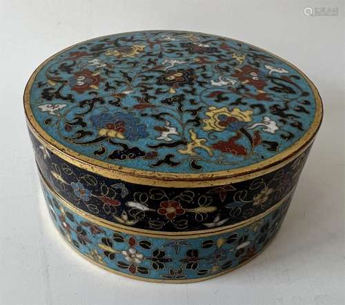 Ming Dynasty Cloisonne Cover Box