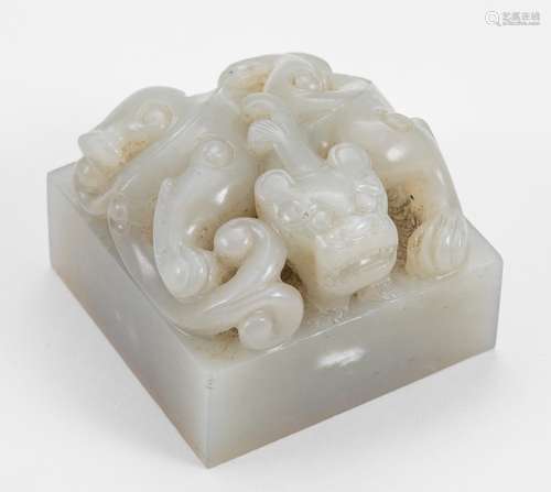 Qing Dynasty Jade Seal