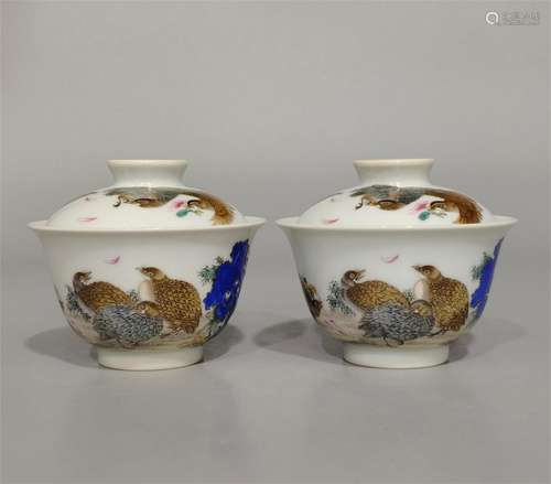 Qing Dynasty Enamel Colored Bowl Covering