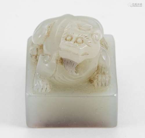 Qing Dynasty Jade Seal