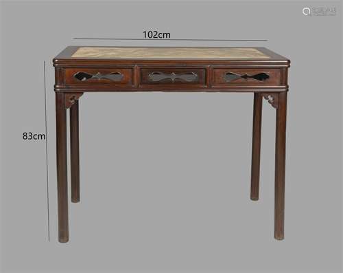 Qing Dynasty Huanghua Pear Table