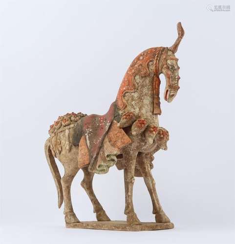 Colored Pottery Horse