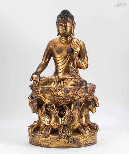 Gilded Buddha Statue