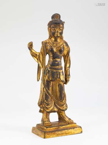 Gilded Guanyin Statue