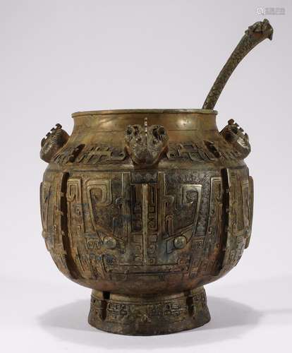 Warring States Bronze Jar